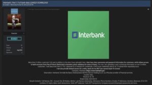 Read more about the article Interbank Data Breach Exposes Customer Information